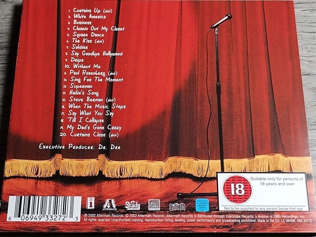 Eminem - The Eminem Show [+ DVD], Cd's en Dvd's, Ophalen of Verzenden, Zo goed als nieuw