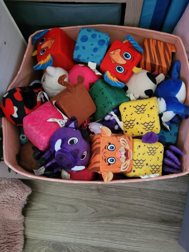 Diverse Lidl blokken en knuffels, Gebruikt, Overige typen, Meerkleurig, Klein (minder dan 20 cm)