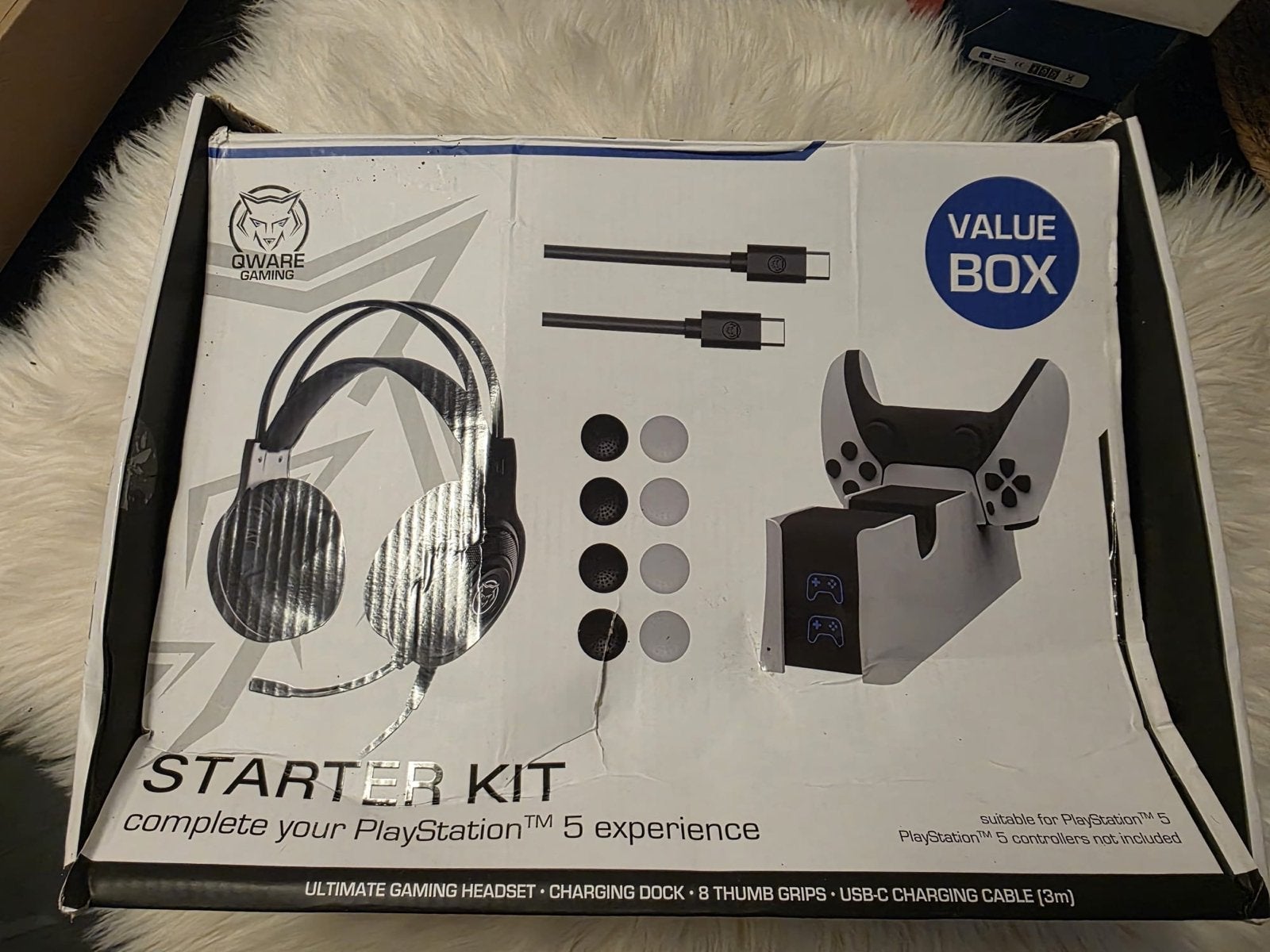 PS5 Starter Kit: Headset, Oplaadstation, Grips, Kabel, Ophalen of Verzenden, Nieuw