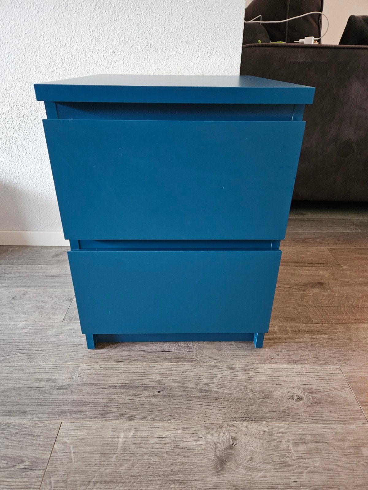 Mooi blauw IKEA ladenkastje in goede staat, Ophalen, 50 tot 100 cm, 3 of 4 laden, Minder dan 100 cm