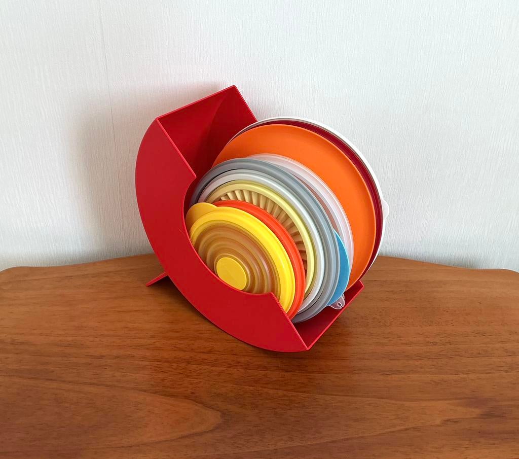 Tupperware Dekselhouder Rood  €9,00., Ophalen of Verzenden, Zo goed als nieuw, Rood, Overige typen