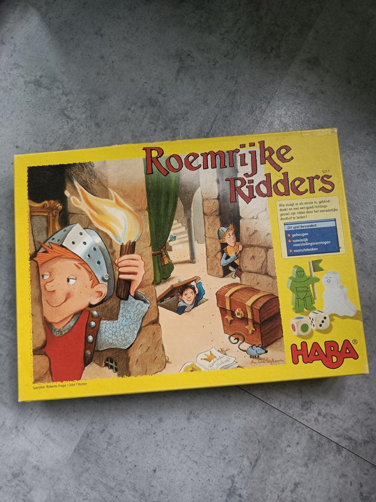 HABA Roemrijke Ridders - Spannend geheugenspel (5-99 jaar), Drie of vier spelers, Ophalen of Verzenden, Gebruikt, HABA