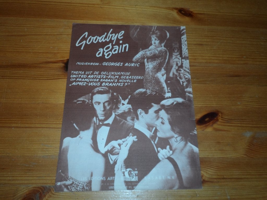 It's goodbey - 't is voorbij - georges auric, Gebruikt, Gitaar, Ophalen of Verzenden, Artiest of Componist