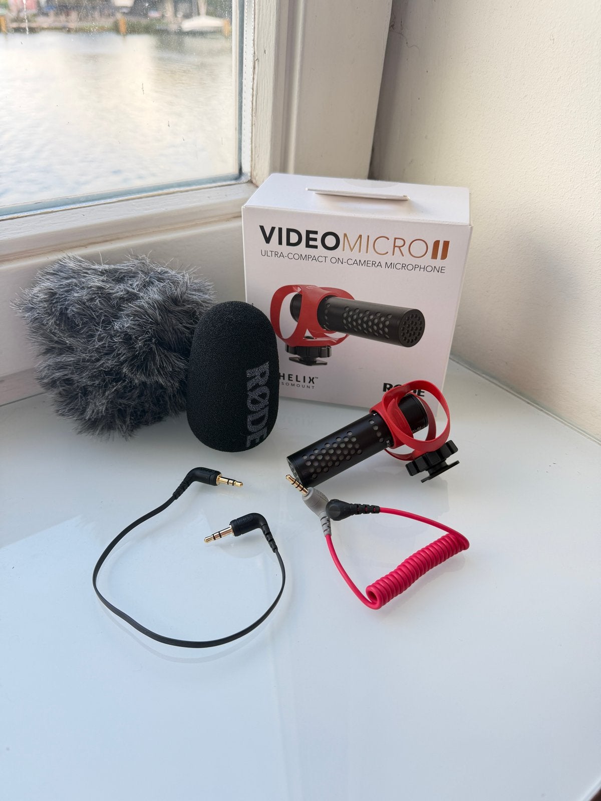 RØDE VideoMicro II microfoon compleet met accessoires, Ophalen of Verzenden, Zo goed als nieuw, Overige typen
