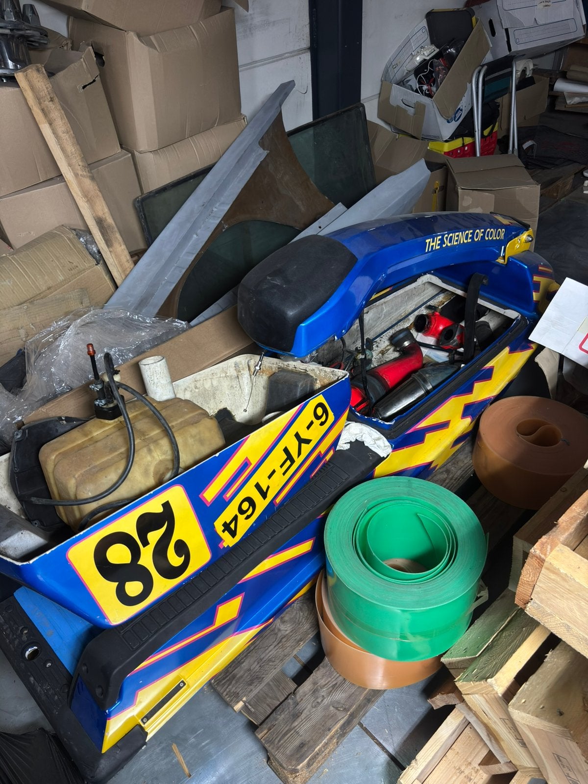 Kawasaki js550 project, Motoren, Ophalen, Gebruikt