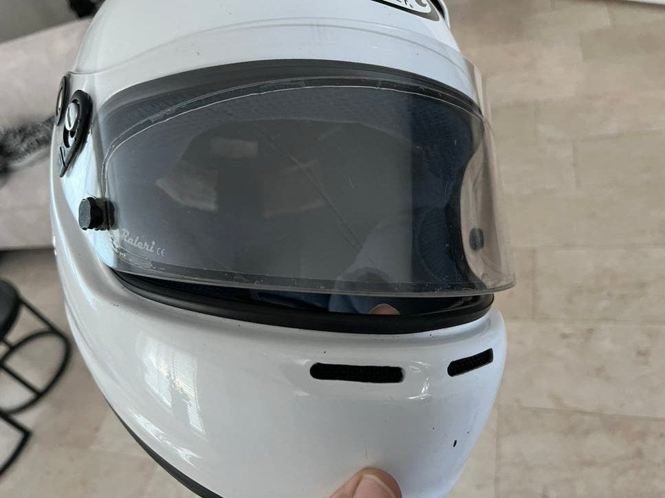 Arai CK-6 karthelm, Ophalen of Verzenden, Gebruikt, Helm of Handschoenen