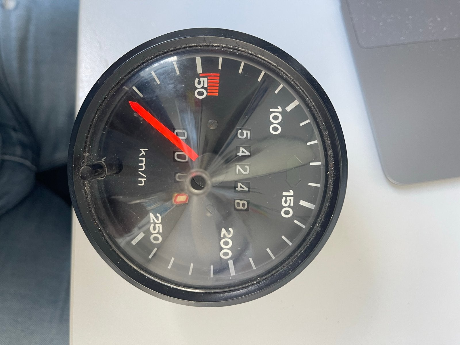 Snelheidsmeter Porsche 924 - Origineel en Functioneel, Ophalen of Verzenden, Gebruikt, Porsche