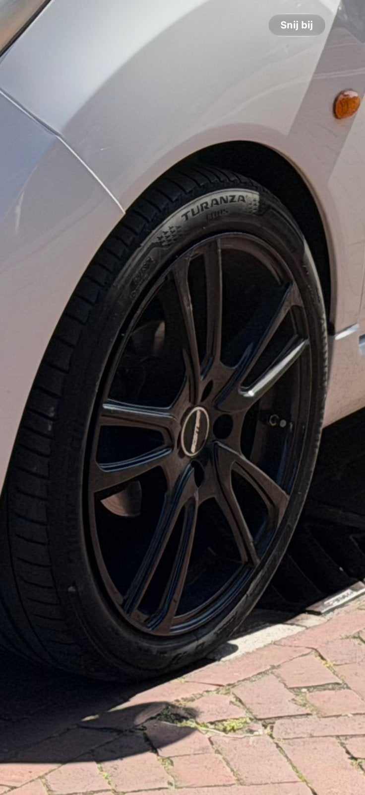 Chevrolet Spark 17 inch Sportvelgen zwart superstoer en mooi, Ophalen, Gebruikt