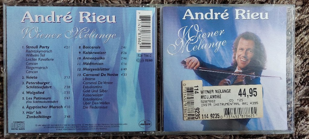 cd's André Rieu, Ophalen of Verzenden, Classicisme, Zo goed als nieuw, Overige typen