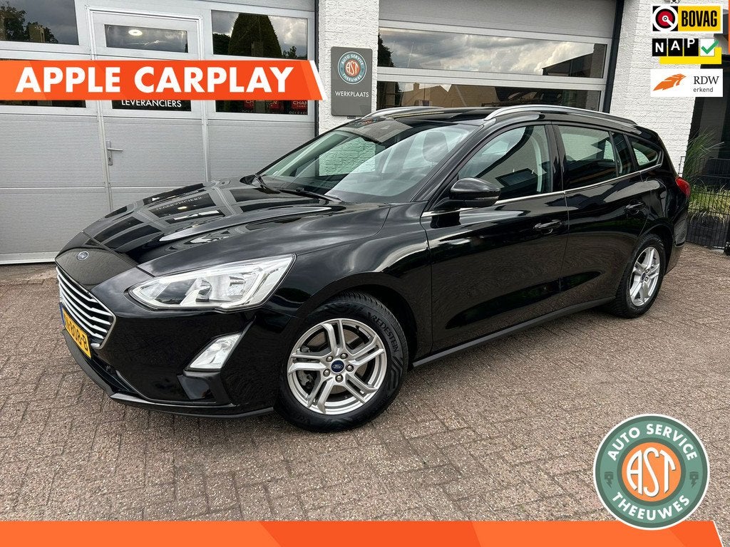 Ford Focus Wagon 1.0 EcoBoost Trend Edition Business SYNC|PD, 1283 kg, Zwart, Origineel Nederlands, Onderhoudsboekje