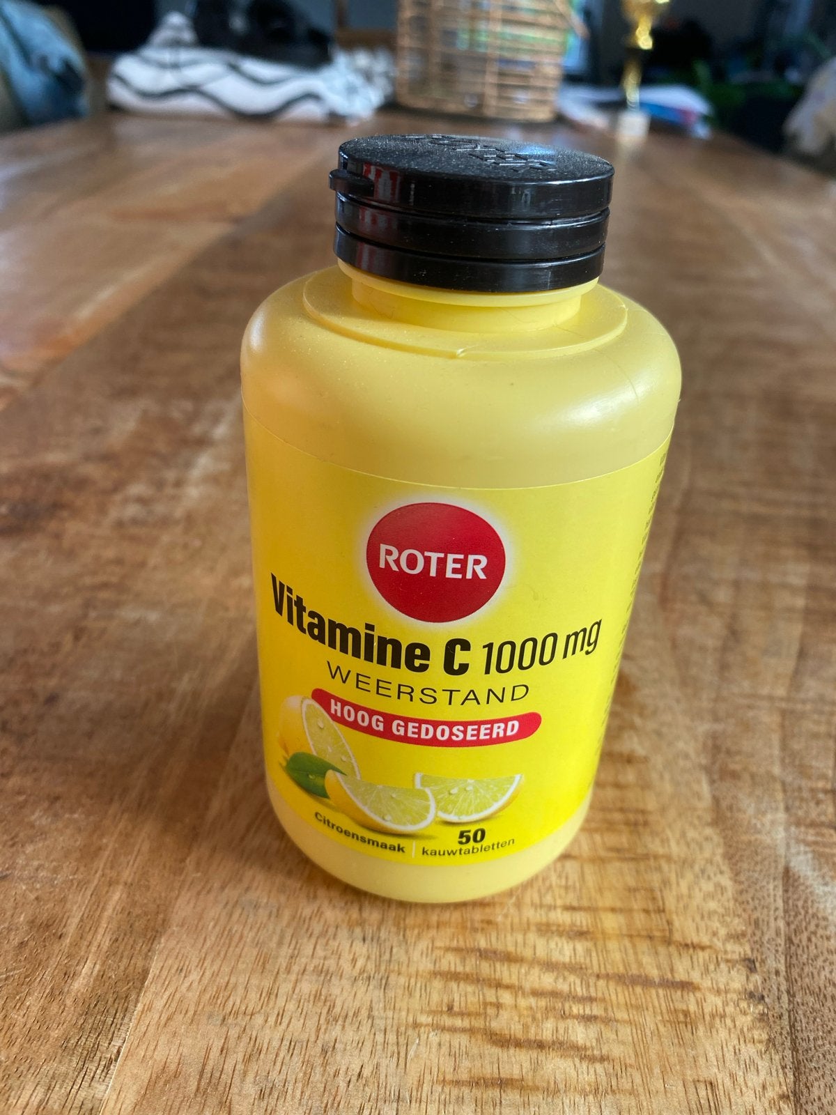 ROTER Vitamine C 1000 mg Kauwtabletten Citroensmaak, Ophalen, Nieuw, Poeder of Drank