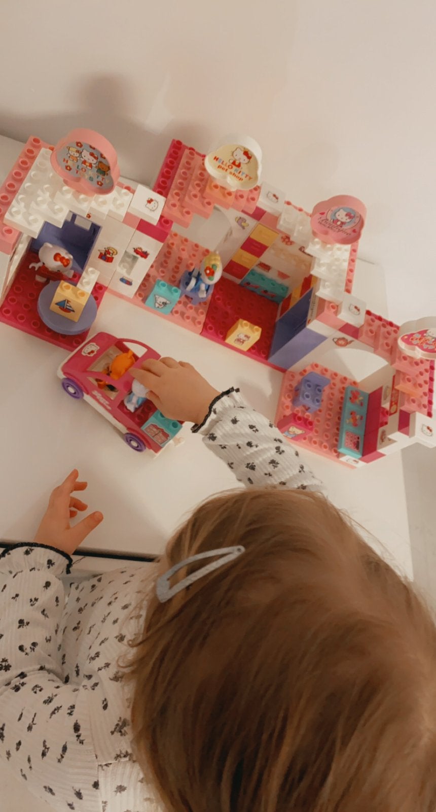 Hello kitty duplo set, Ophalen, Gebruikt, Poppenhuis