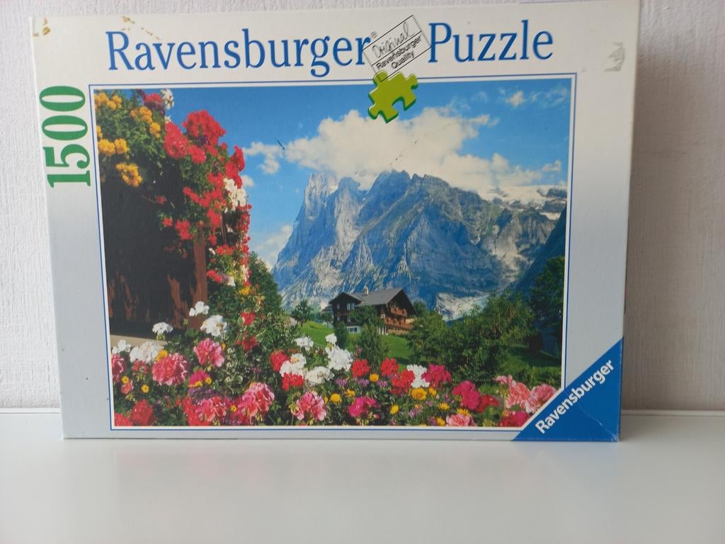 Ravensburger puzzel, Zwitserland, Hobby en Vrije tijd, Ophalen, 500 t/m 1500 stukjes, Zo goed als nieuw