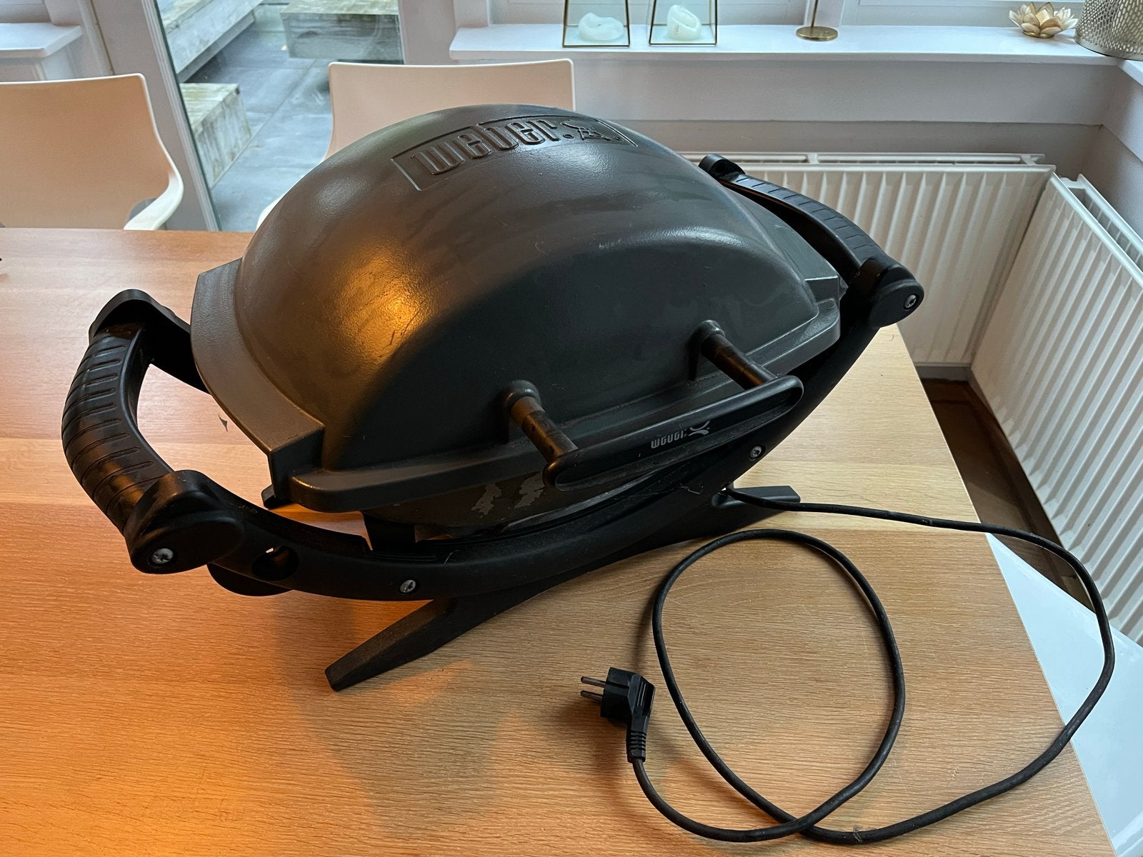Weber Q1400 elektrische barbecue - Compact en krachtig, Ophalen, Gebruikt