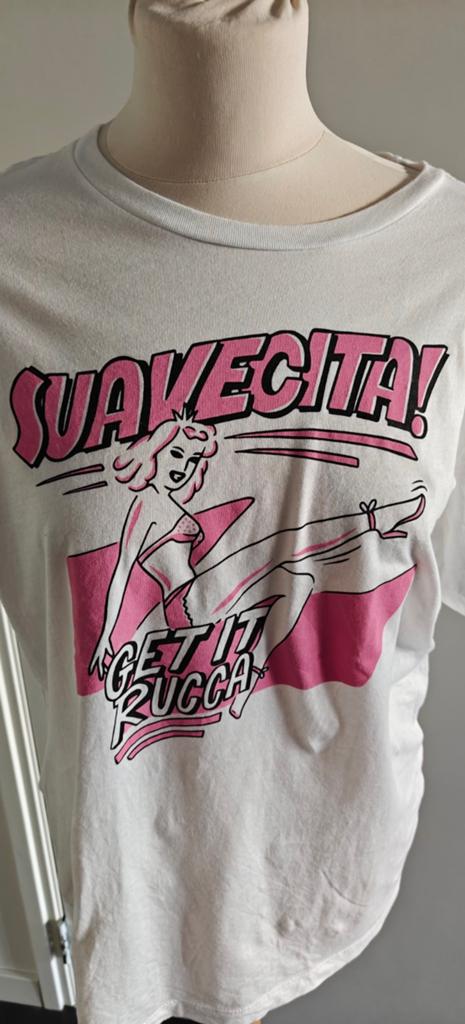 Suavecita Pomade "Get It, Rucca!" Graphic T-shirt maat L, Ophalen of Verzenden