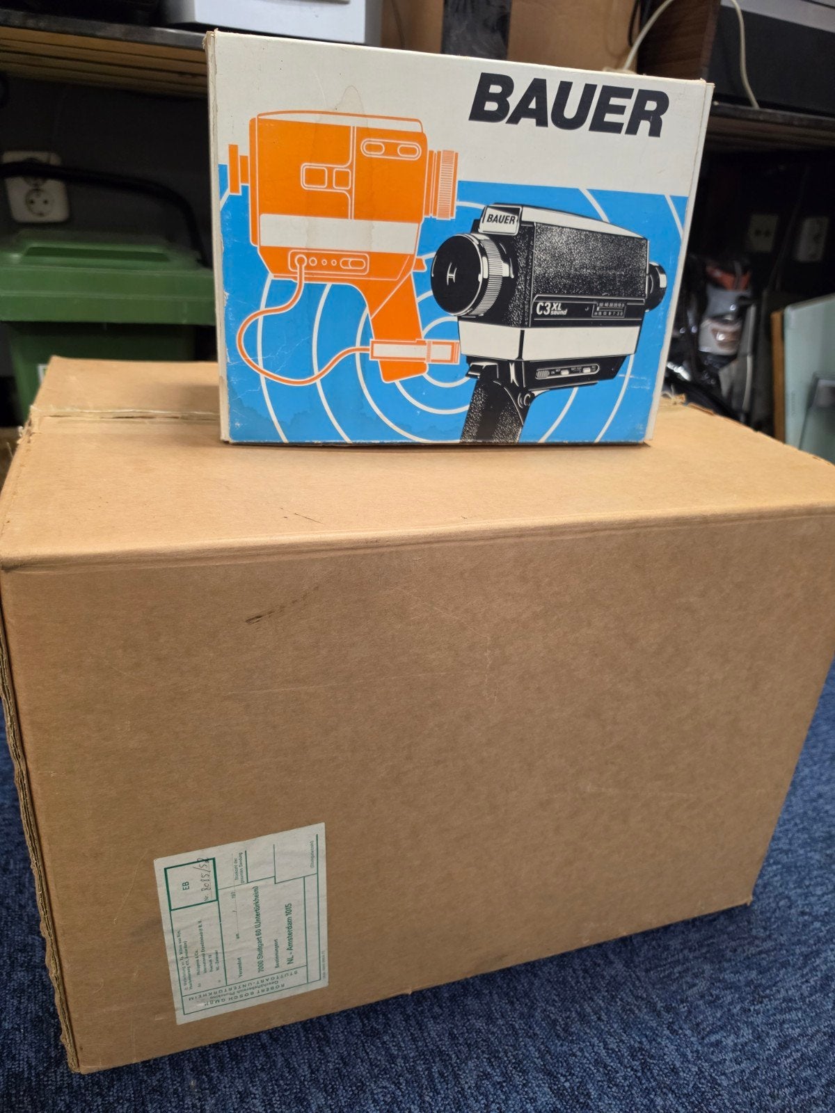 Bauer TR 200 Retro Sound & C3 XL Sound Camera Jaren '70 NIB, Ophalen of Verzenden, X, X, X