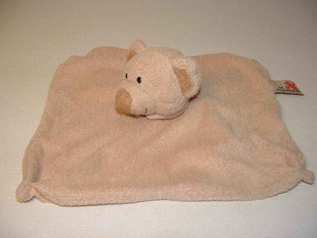 NICOTOY BEER KNUFFELDOEK UIT THE BABY COLLECTION, Kinderen en Baby's, Speelgoed | Knuffels en Pluche, Beer, Nieuw, Wasbaar, Middelgroot (20 tot 80 cm)