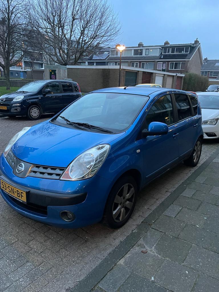 Nissan Note 1.6 16V 2006 Blauw, Voorwielaandrijving, 15 km/l, Zwart, 4 cilinders