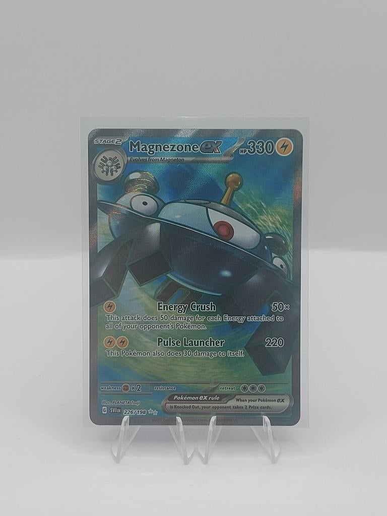 Magnezone EX #226 (Scarlet %Violet) - near mint, Ophalen of Verzenden, Zo goed als nieuw, Losse kaart, Foil