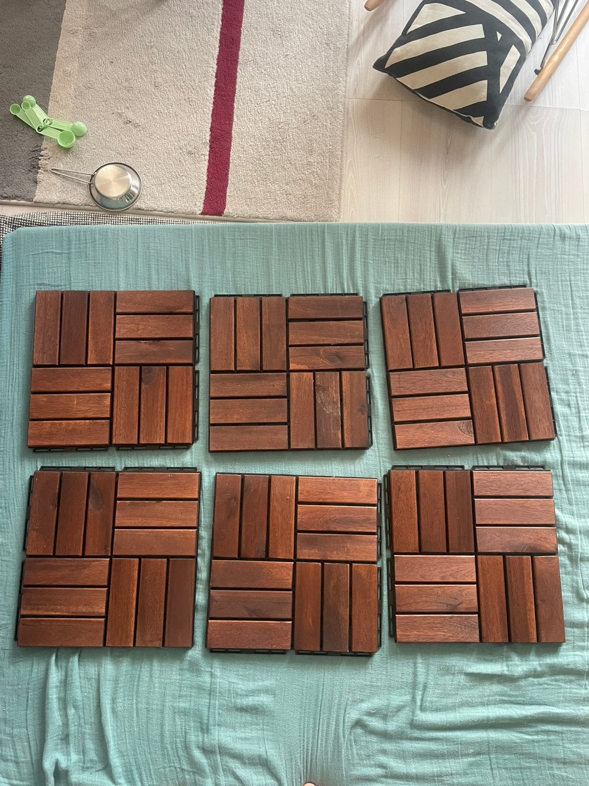 Ikea runnen floor decking, Tuin en Terras, Ophalen of Verzenden, Nieuw, Hout