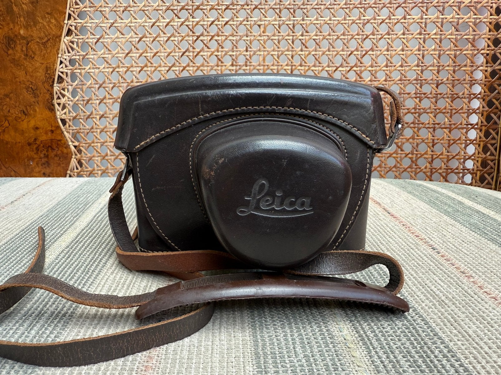 Leica M2 M3 M4 Camera Leather Case Cover Leren Hoes Leitz, Ophalen of Verzenden, Gebruikt