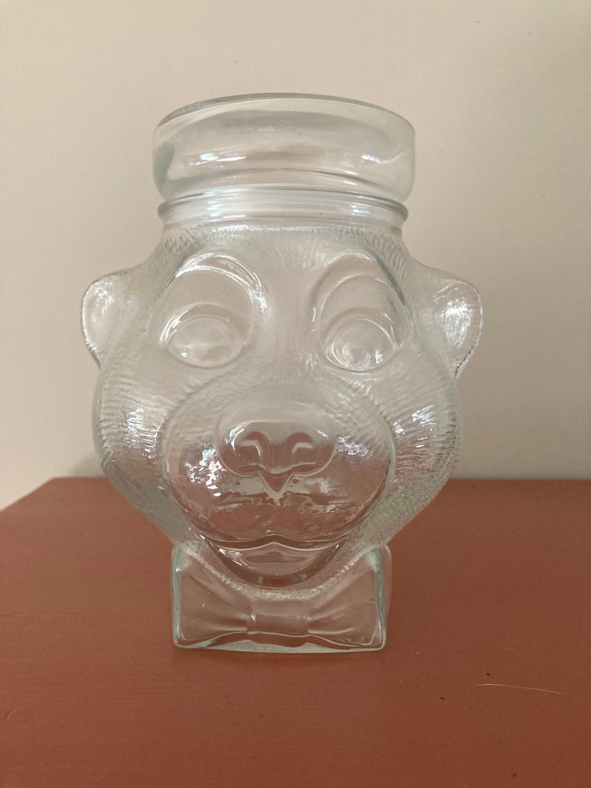 Snoep koekjes pot beer teddybeer Frankrijk, Verzamelen, Glas en Borrelglaasjes, Ophalen of Verzenden, Zo goed als nieuw, Overige typen