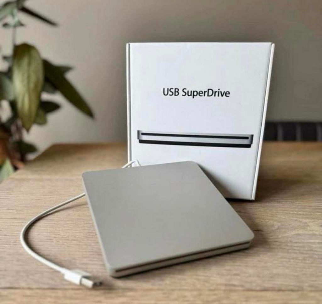  SuperDrive (Compleet + USB-C adapter), Computers en Software, Optische drives, Ophalen, Zo goed als nieuw, Dvd