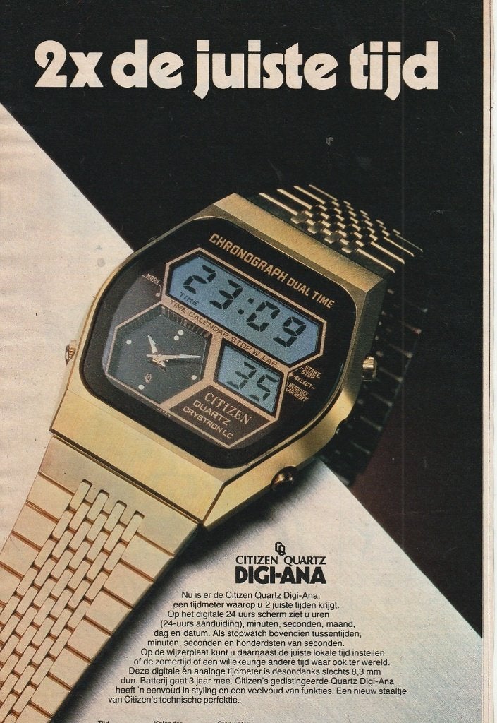 Retro reclame 1979 Citizen horloge Ouderkerk aan de Amstel, Verzenden, Overige typen