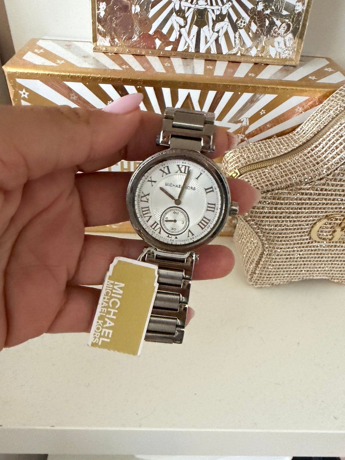 Michael Kors horloge nieuw origineel, Ophalen of Verzenden, Nieuw, Staal, Overige merken