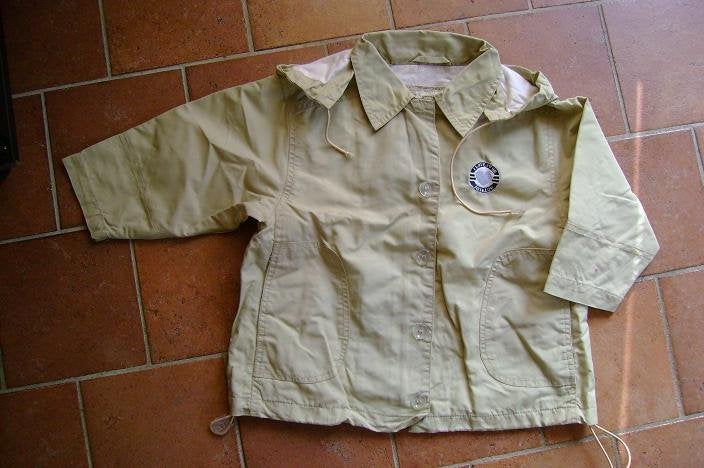 Zomerjas maat 104 met afknoopbare capuchon met binnenvoering, Ophalen of Verzenden, Gebruikt, Meisje, Jas