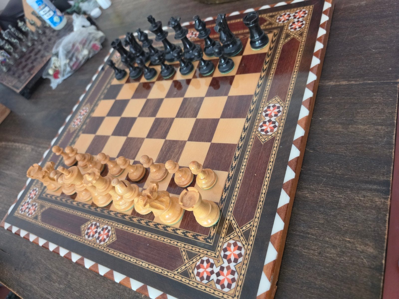 schaakspel, Ophalen