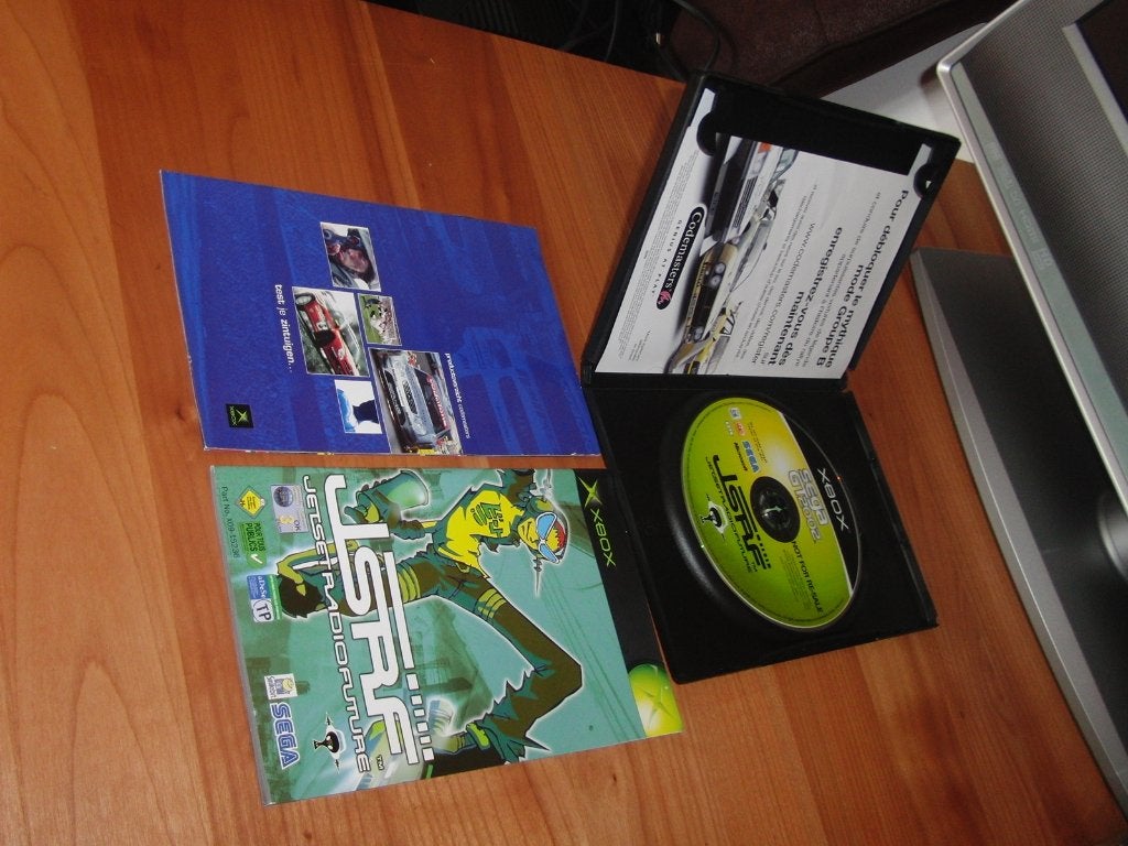 Sega GT 2002 + Jet Set Radio Future (Xbox) – Met boekjes!, Gebruikt, 1 speler, Racen en Vliegen, Eén computer