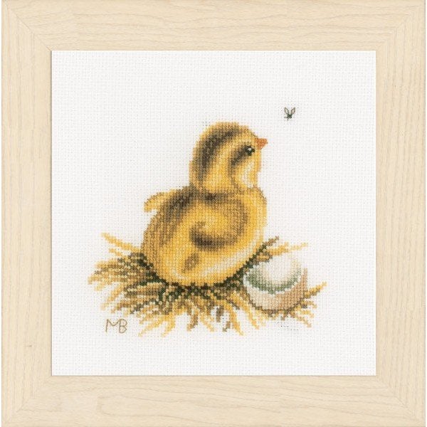 Borduurpakket Kuiken met eierschaal pn0165383, ., Nieuw, Ophalen of Verzenden, .