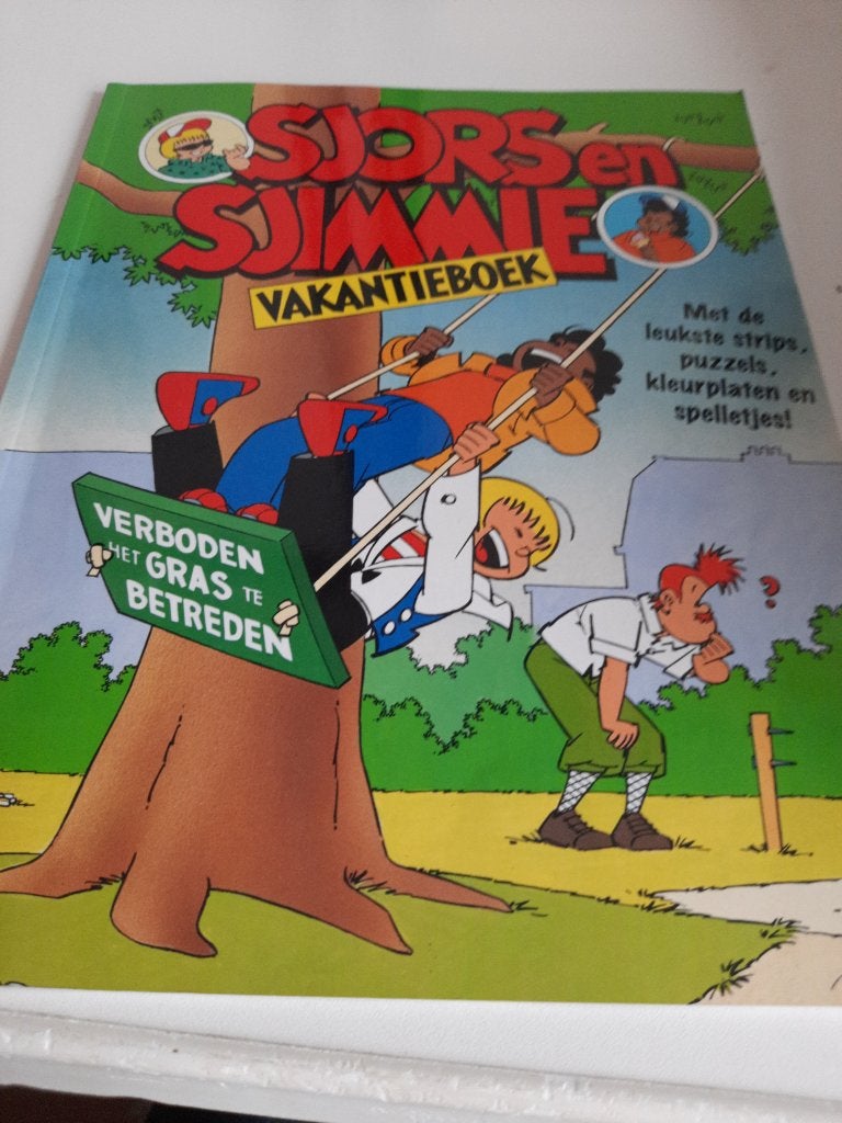 Vakantieboek Sjors en Sjimmie, Eén stripboek, Ophalen of Verzenden, Gelezen