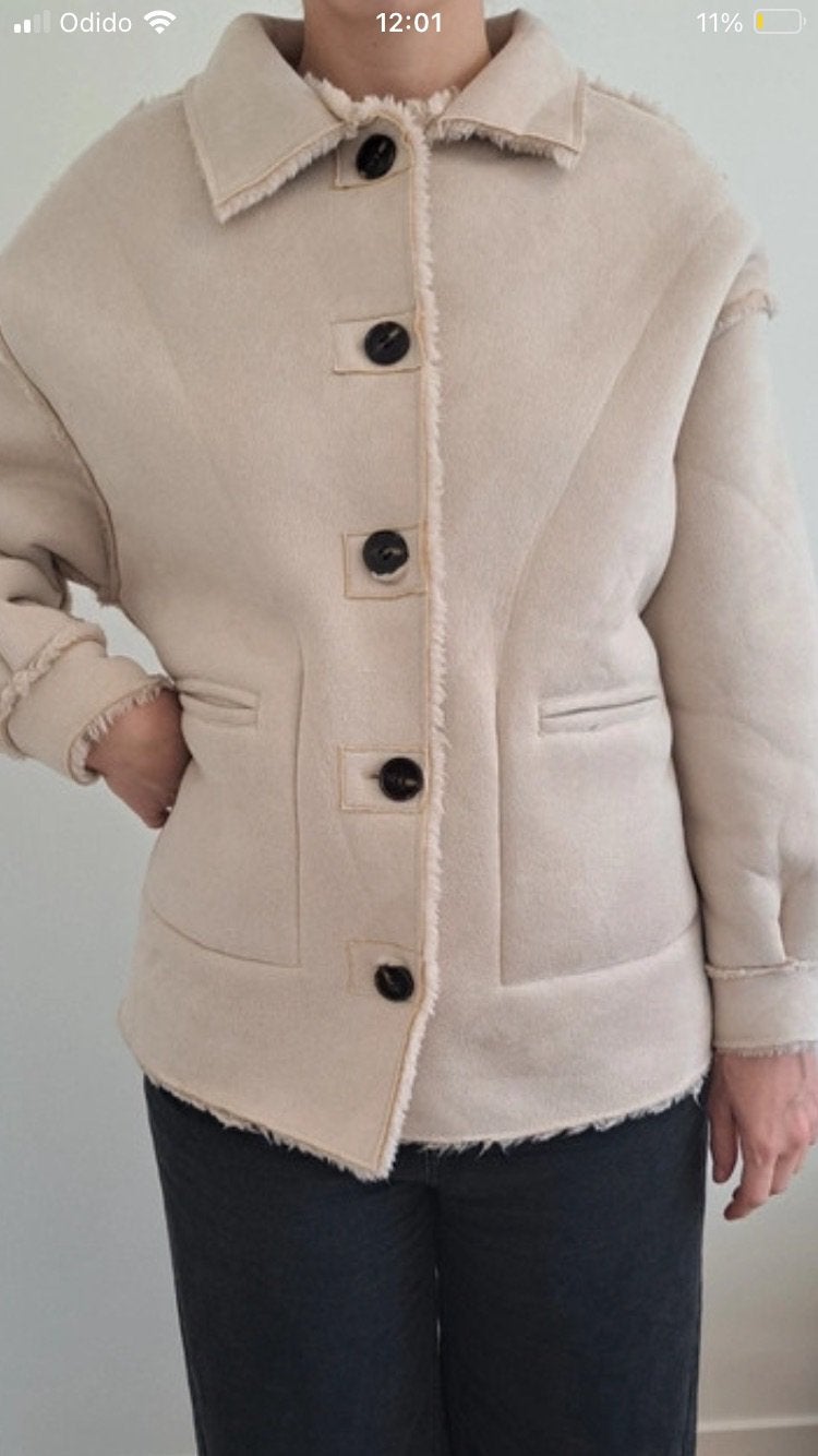 Suncoo teddy jas - nieuw T1, Ophalen of Verzenden, Nieuw, Maat 36 (S), Beige