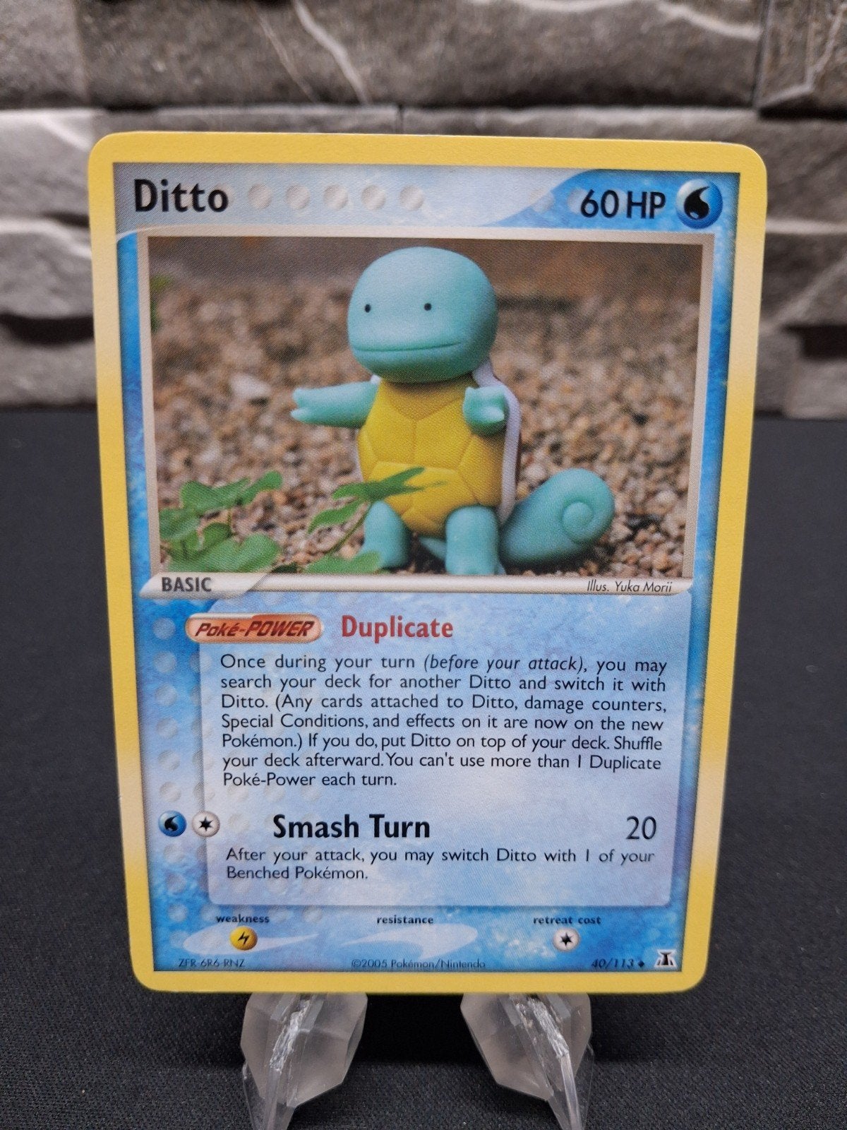 Pokémon Kaart: Ditto (Squirtle) 40/113 Ex Delta Species, Ophalen of Verzenden