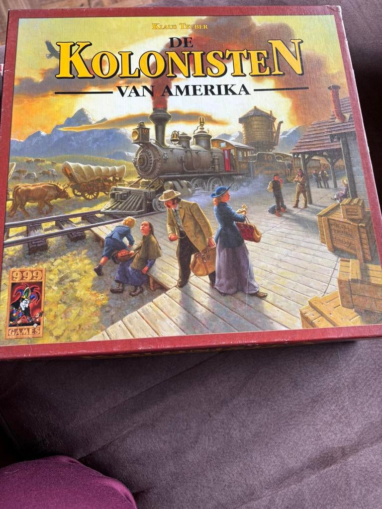 De Kolonisten van Amerika - nooit gespeeld, Hobby en Vrije tijd, Gezelschapsspellen | Bordspellen, Ophalen, Zo goed als nieuw