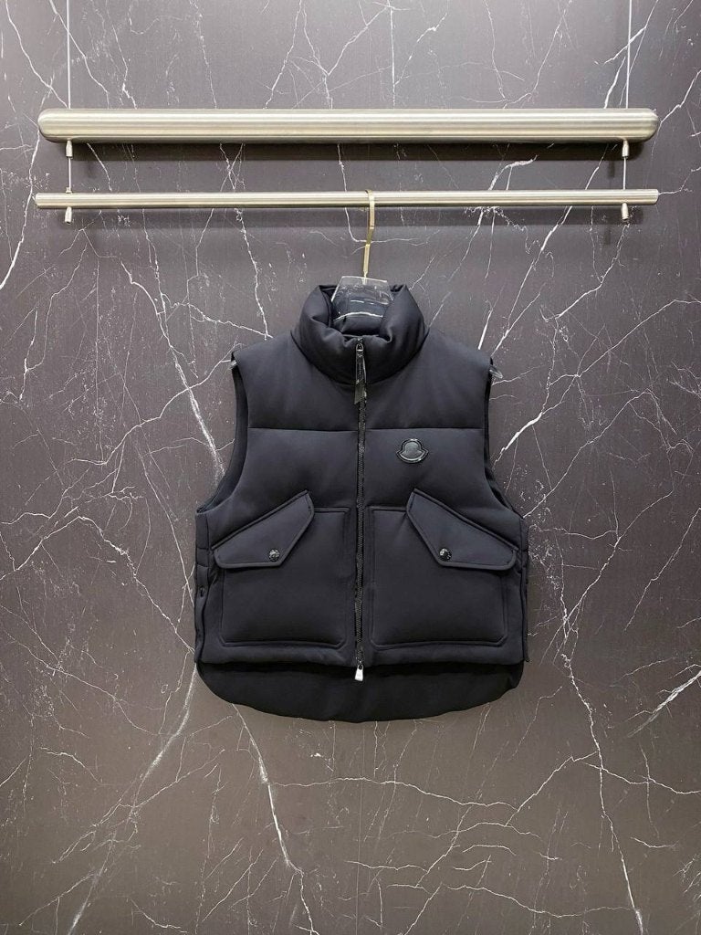 Moncler Bodywarmer, Kleding | Heren, Bodywarmers, Moncler, Zwart, Nieuw, Overige maten