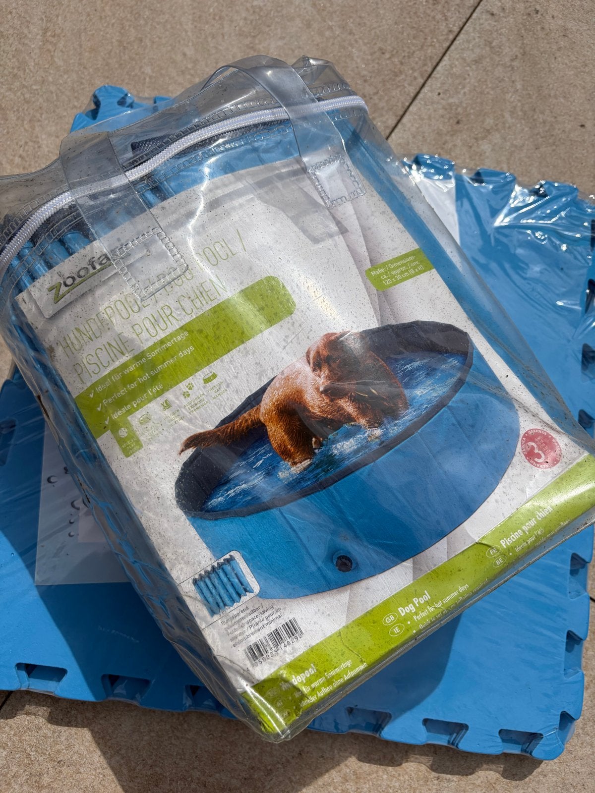 Zoofari Dieren Pool met Ondertegels - Nieuw, Ophalen, Minder dan 80 cm, Overige typen, Rond