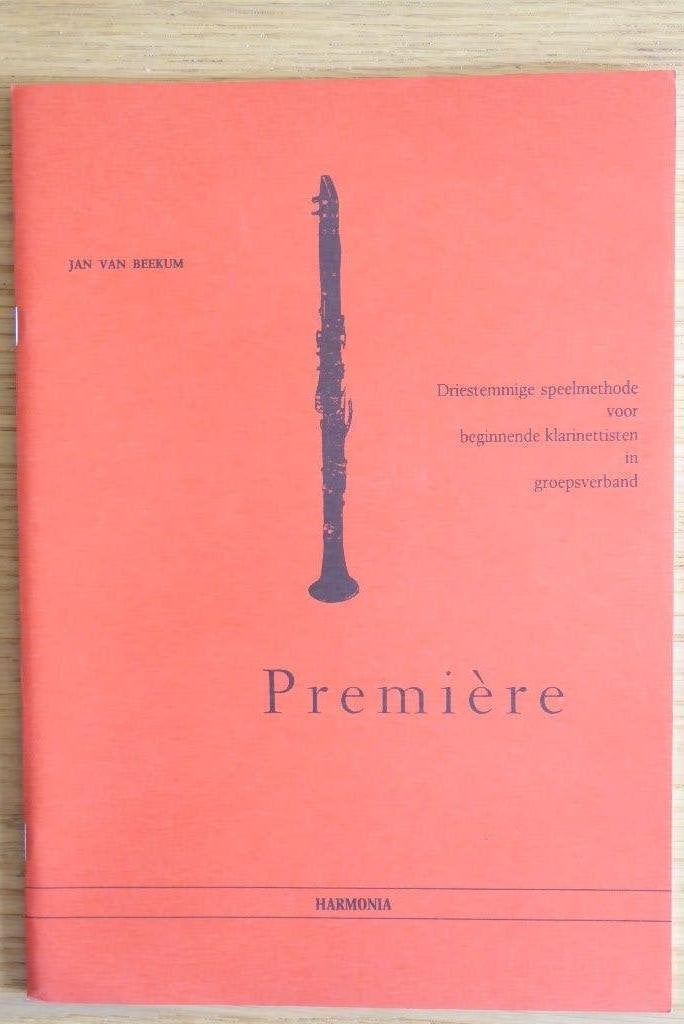 Premiere klarinet - Jan van Beekum, Ophalen of Verzenden, Zo goed als nieuw, Klarinet, Artiest of Componist