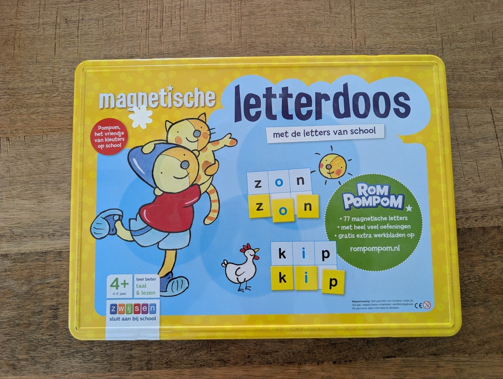 PomPom magnetische letterdoos 4-6 jaar

4-6 jaar, Kinderen en Baby's, Ophalen of Verzenden