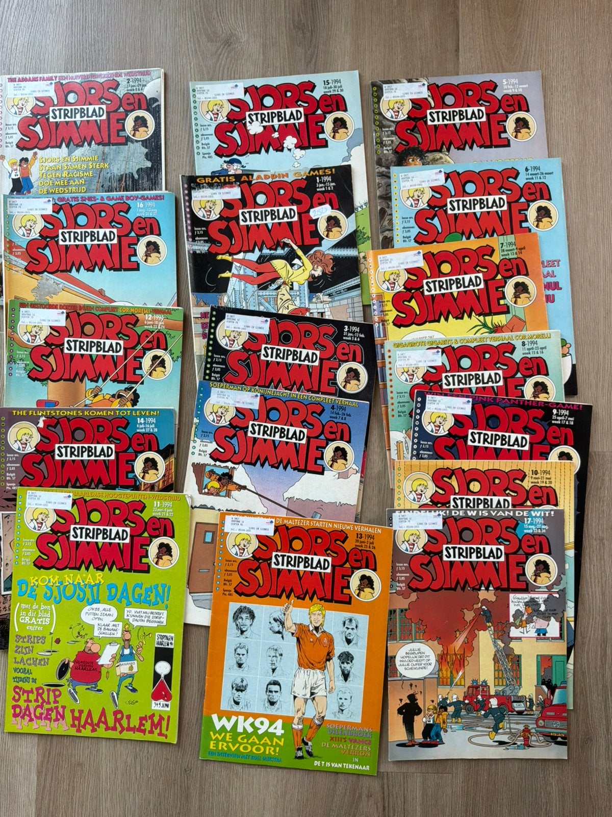 Sjors en Sjimmie  1994 – complete laatste jaargang – 17, Ophalen of Verzenden, Zo goed als nieuw, Fictie