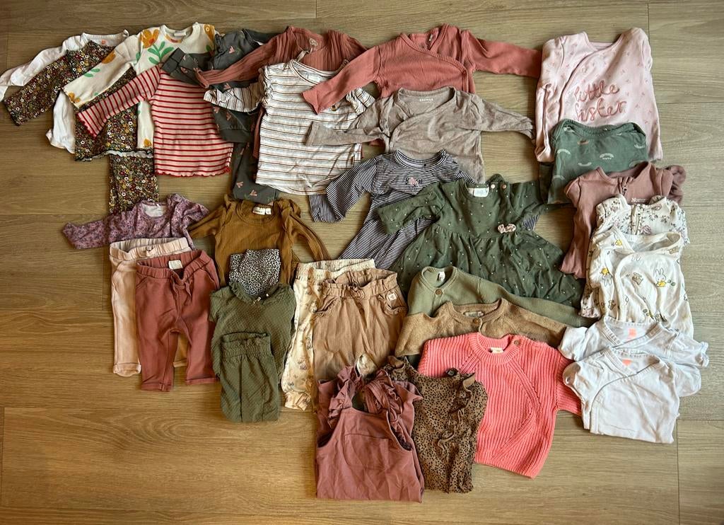 Babykleding meisje pakket maat 68 - Noppies, Feetje, Name-it, Kinderen en Baby's, Ophalen, Gebruikt, Meisje, Setje