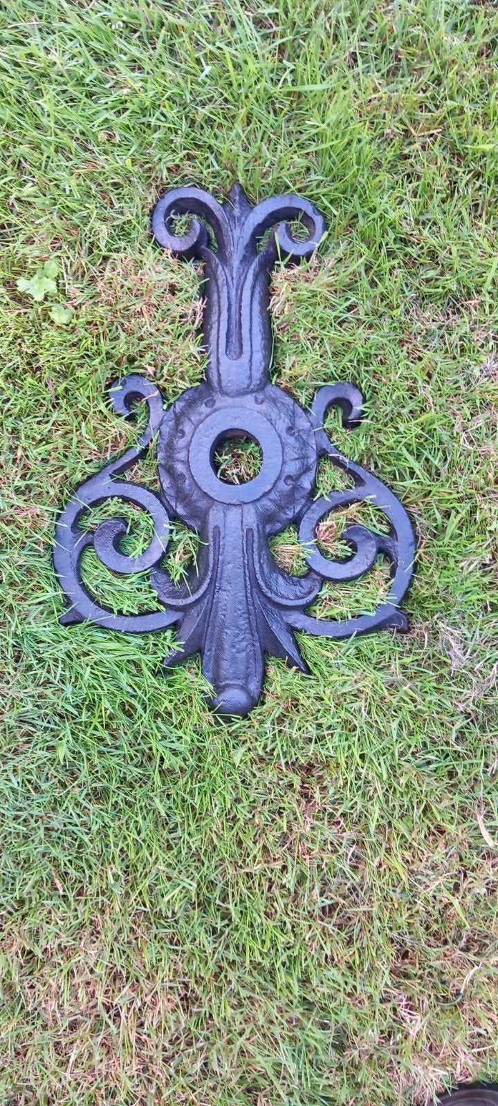 Antiek gietijzeren muurornament - Decoratieve wanddecoratie, Ophalen of Verzenden