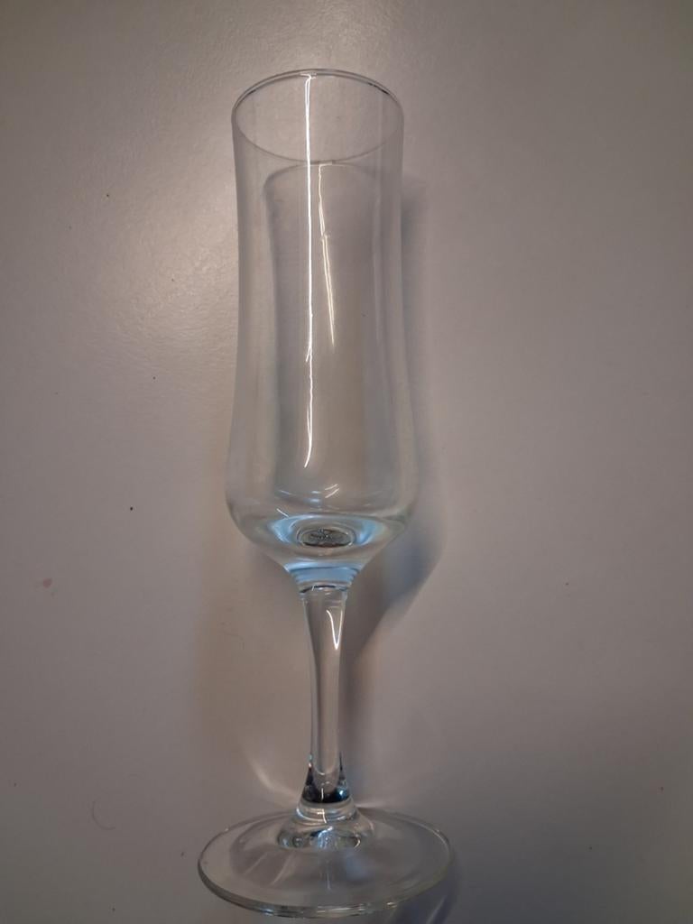 12 laminarc luxe champagneglazen nieuw in doos, Huis en Inrichting, Glas of Glazen, Nieuw, Ophalen of Verzenden, Glas