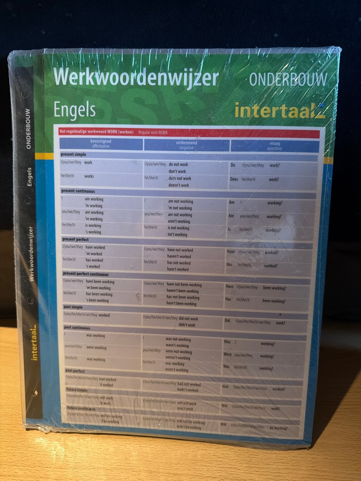 Werkwoordenwijzer Engels - onderbouw, gesealed, Ophalen of Verzenden, Alpha, Nieuw, Niet van toepassing