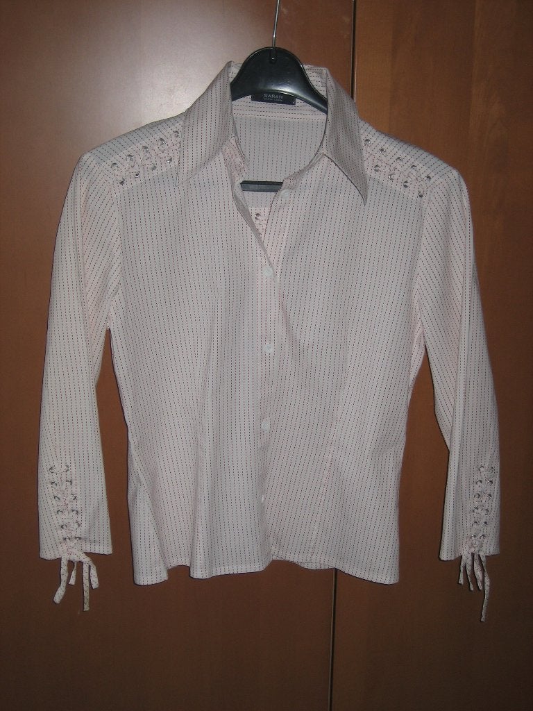 Nieuw! Bijzonder mooie stoere blouse SARAH LOOM 38 snazzeys, Kleding | Dames, Maat 38/40 (M), Verzenden, Wit, Nieuw