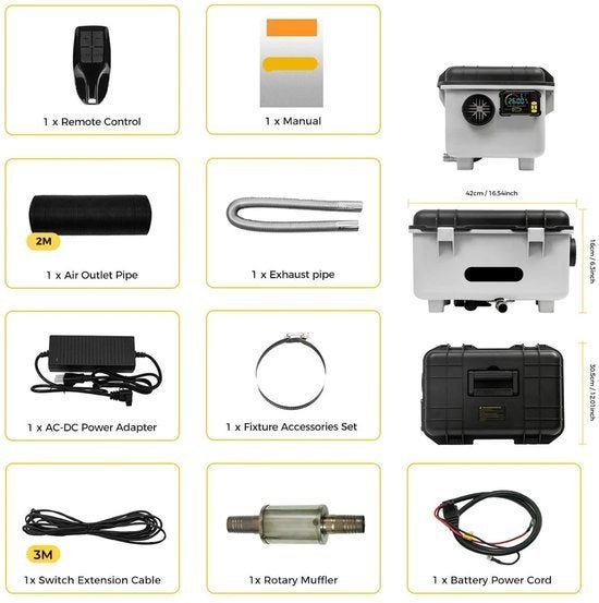 Dieselverwarmer – Diesel Luchtverwarmer – Diesel Standkachel, Corvance B.V., Verzenden, Nieuw, Corvancebol@gmail.com