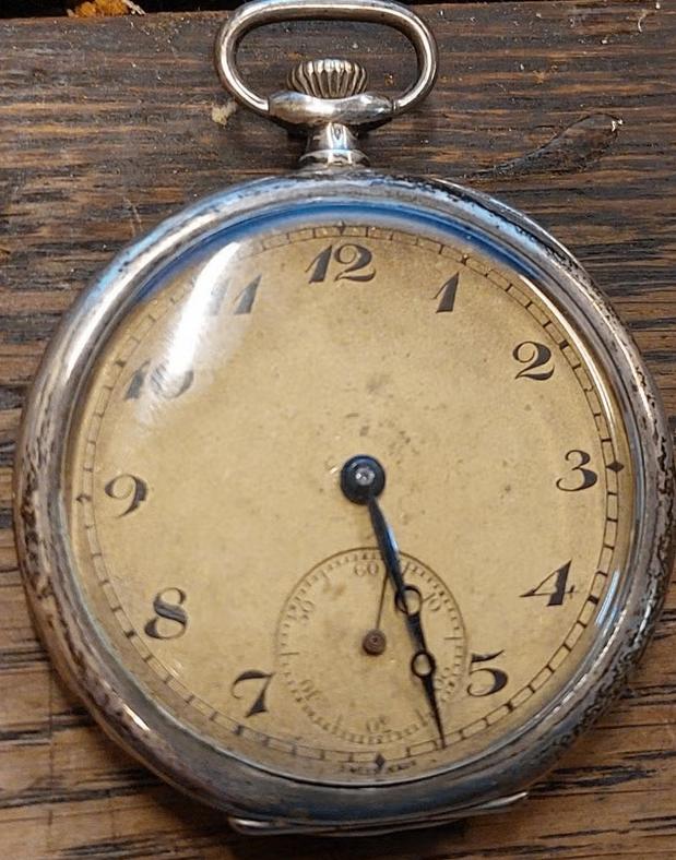 Zilveren zakhorloge, Zakhorloge, 1900 tot 1930, Zilver, Ophalen