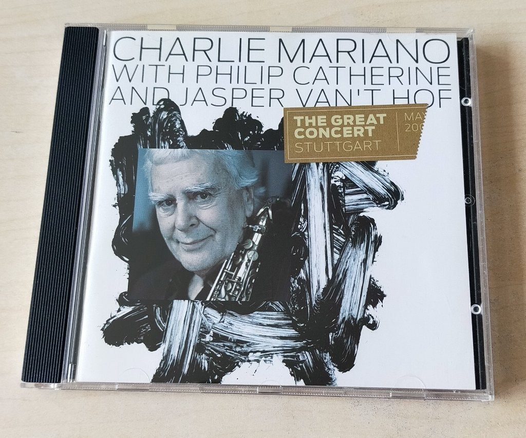 Charlie Mariano - The Great Concert CD Jasper van 't Hof, Ophalen of Verzenden, Zo goed als nieuw, Jazz